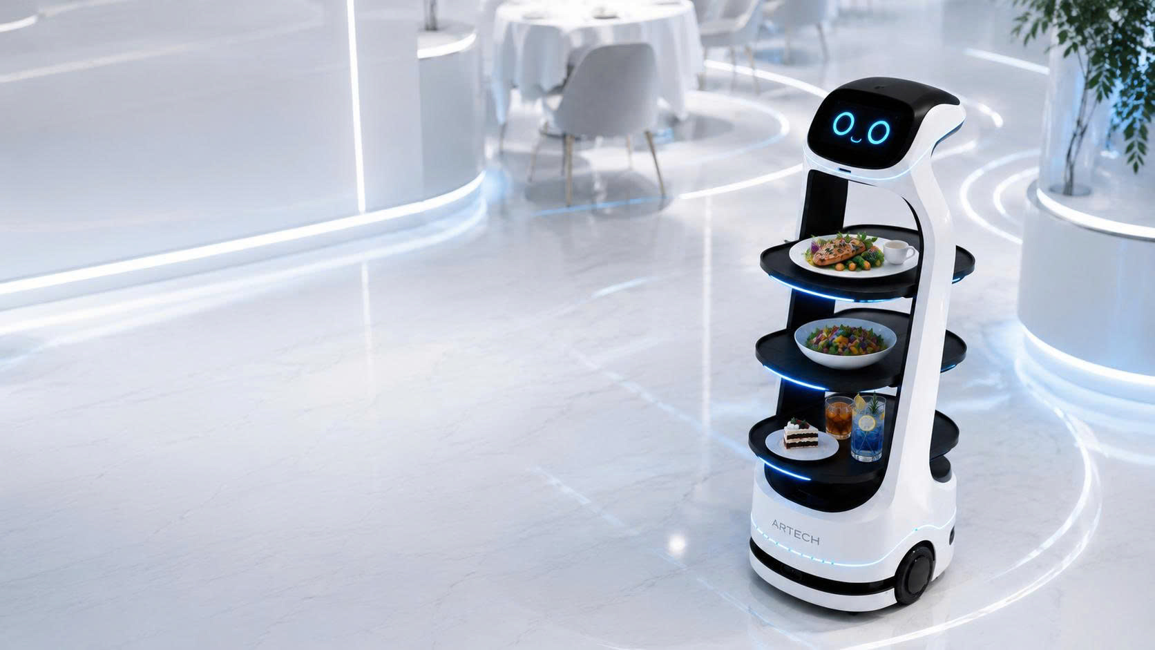 Thiết kế robot phục vụ